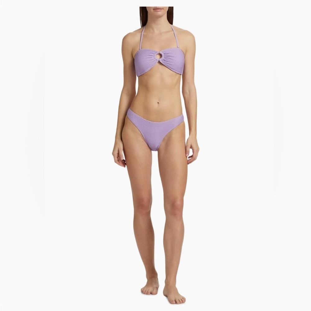 Milly Textured 2-Piece Bikini Set | Size M | Lavender | NWT